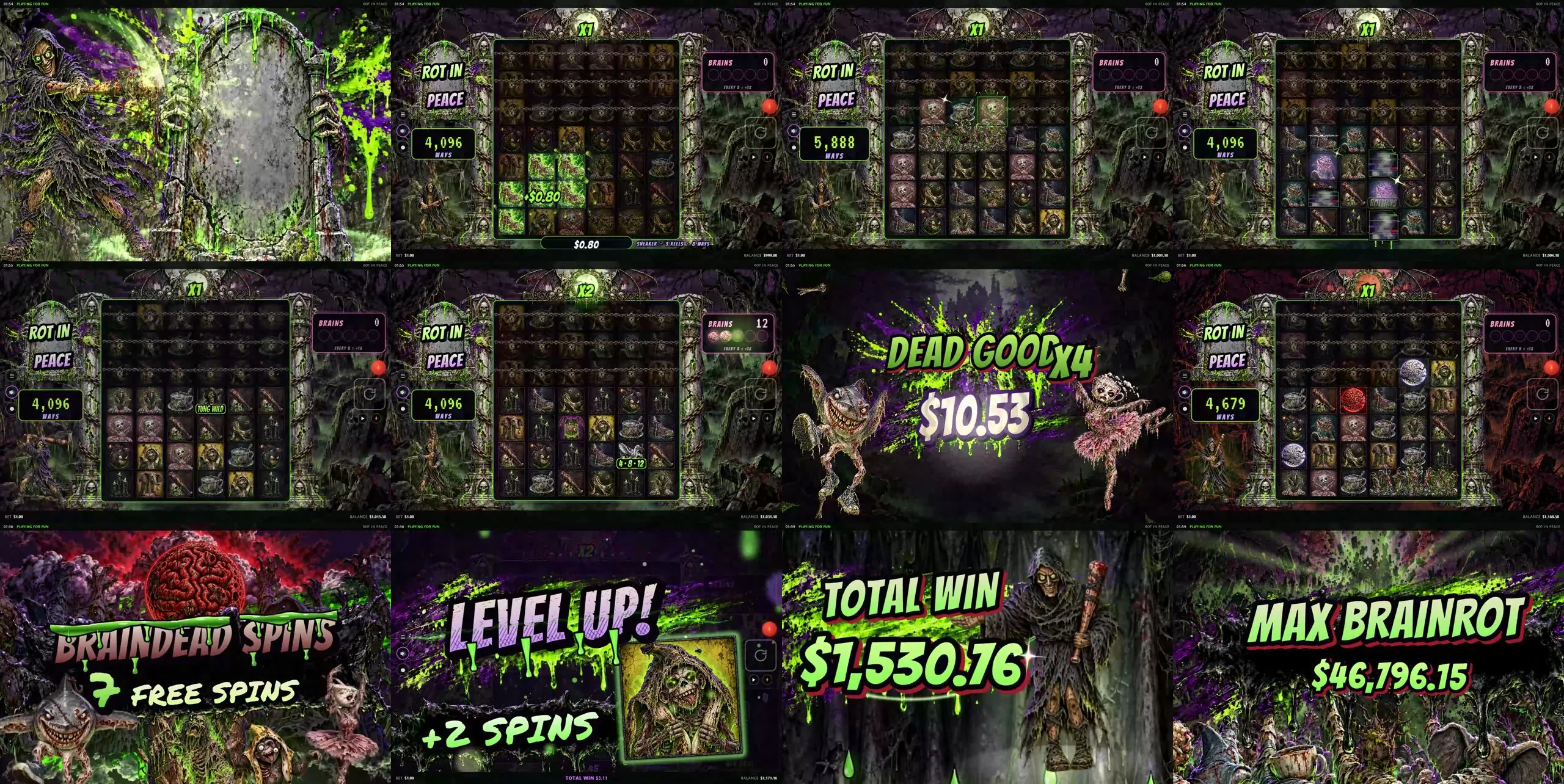 Braindead Spins: 7 free spins